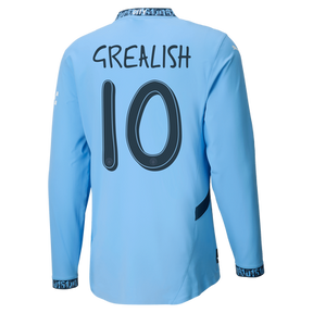 #10 Grealish Manchester City Home Jersey 2024/2025 Long Sleeve