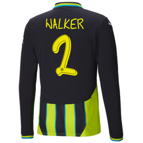 #2 Walker Manchester City Away Jersey 2024/2025 Long Sleeve