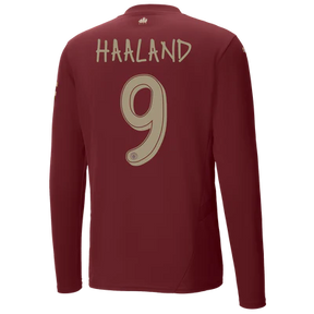 #9 Haaland Manchester City Third Jersey 2024/2025 Long Sleeve