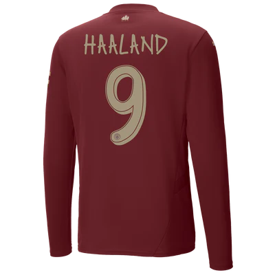 #9 Haaland Manchester City Third Jersey 2024/2025 Long Sleeve