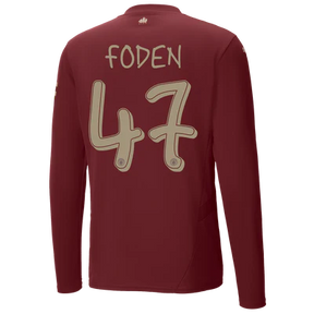 #47 Foden Manchester City Third Jersey 2024/2025 Long Sleeve