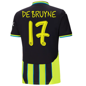 #17 De Bruyne Manchester City Away Jersey 2024/2025