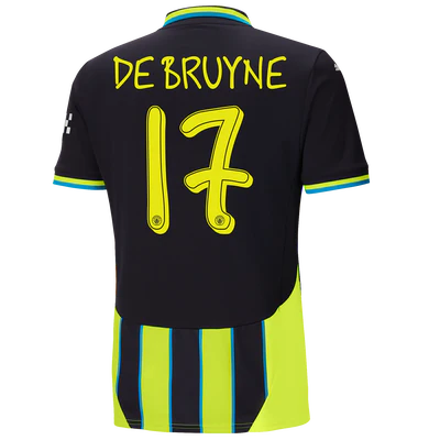 #17 De Bruyne Manchester City Away Jersey 2024/2025