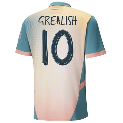 #10 Grealish Manchester City Fourth "Definitely City" Jersey 2024/2025