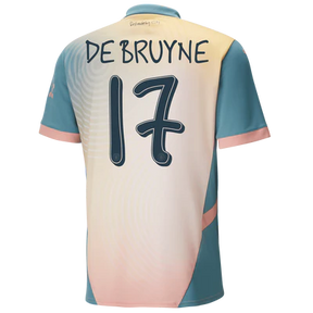 #17 De Bruyne Manchester City Fourth "Definitely City" Jersey 2024/2025