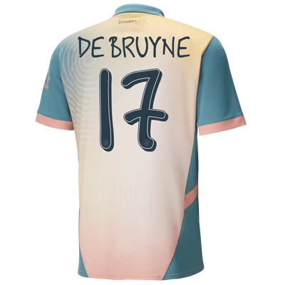 #17 De Bruyne Manchester City Fourth "Definitely City" Jersey 2024/2025