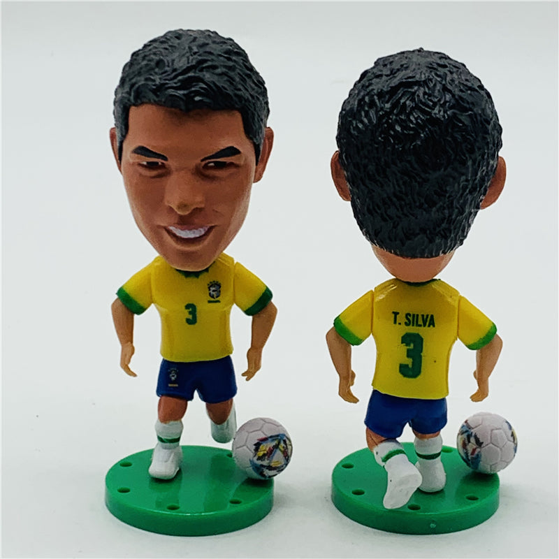 Brazil #3 Thiago Silva Doll Word Cup Season