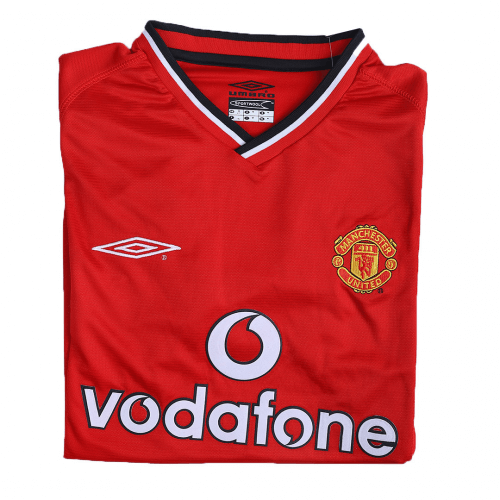 BECKHAM #7 Manchester United Retro Jersey Home 2000/01