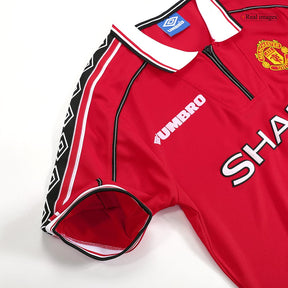 BECKHAM #7 Manchester United Retro Jersey Home 1999/00