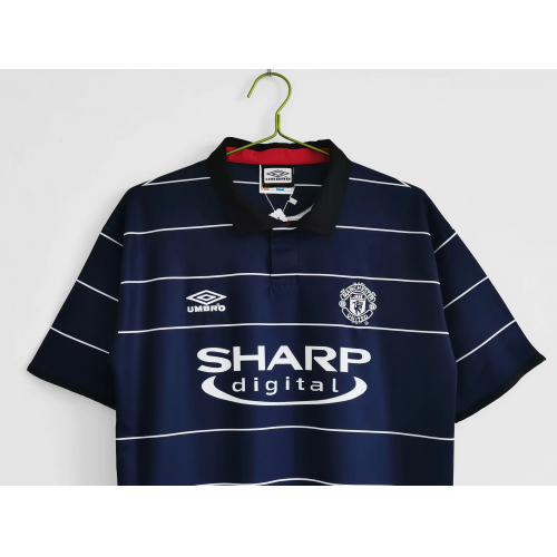 SCHOLES #18 Manchester United Retro Jersey Away 1999/00