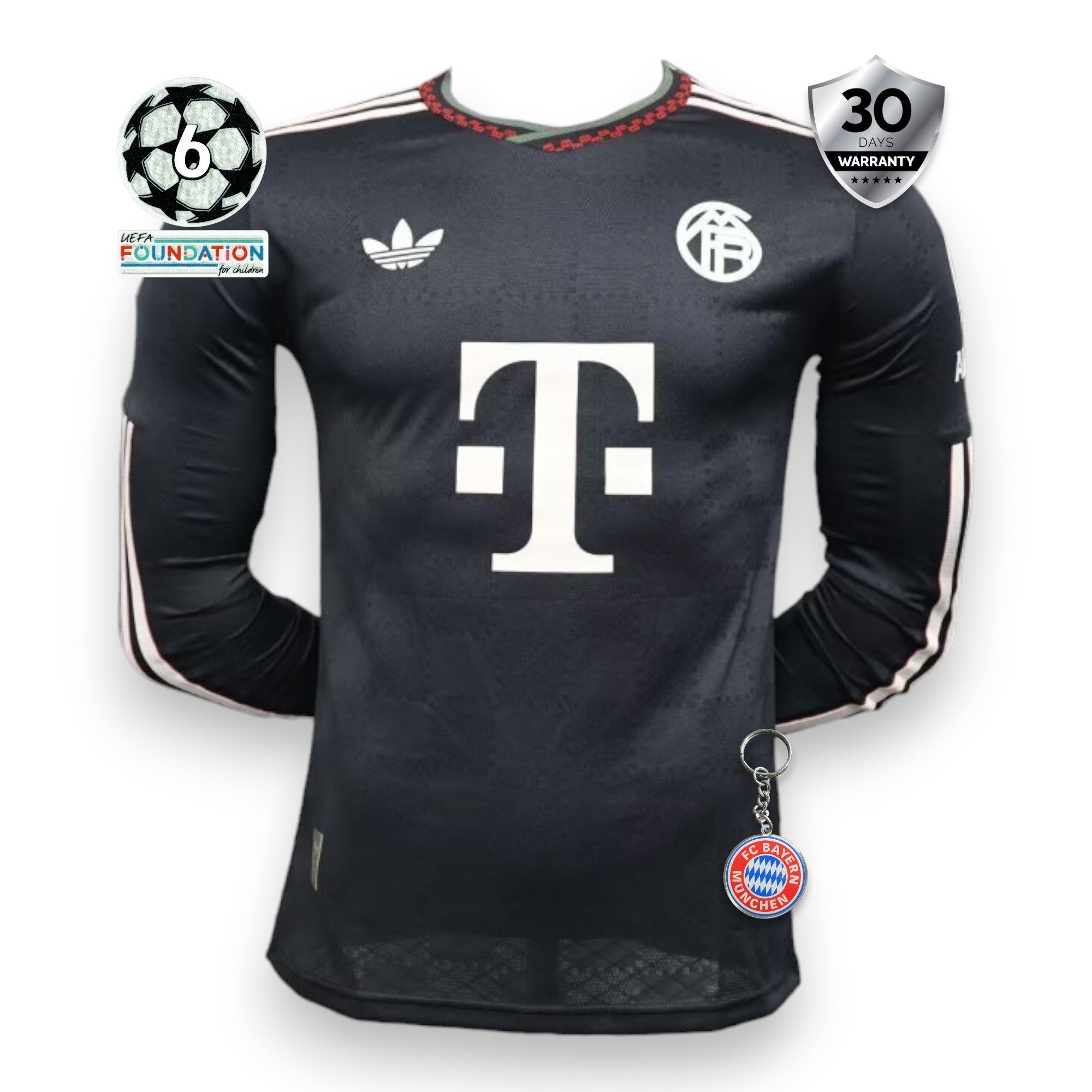 Bayern Munich Champions League Jersey 2025/26 - Long Sleeve