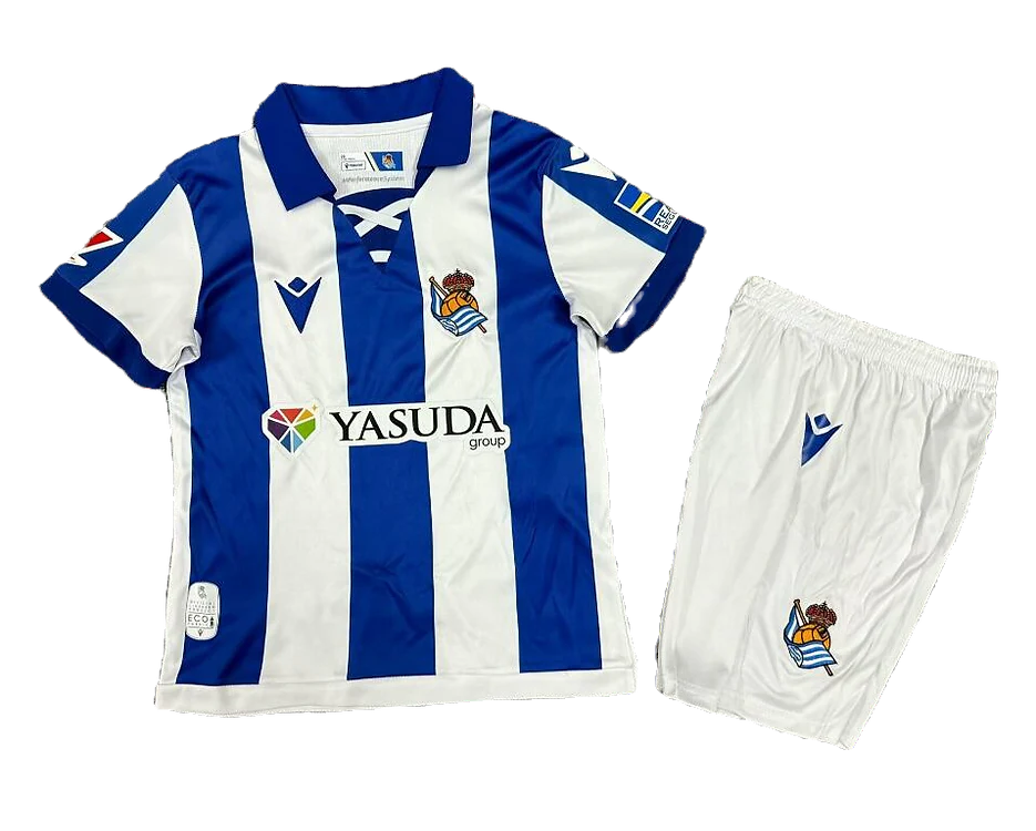 Kids Real Sociedad Home Kit 2024/2025