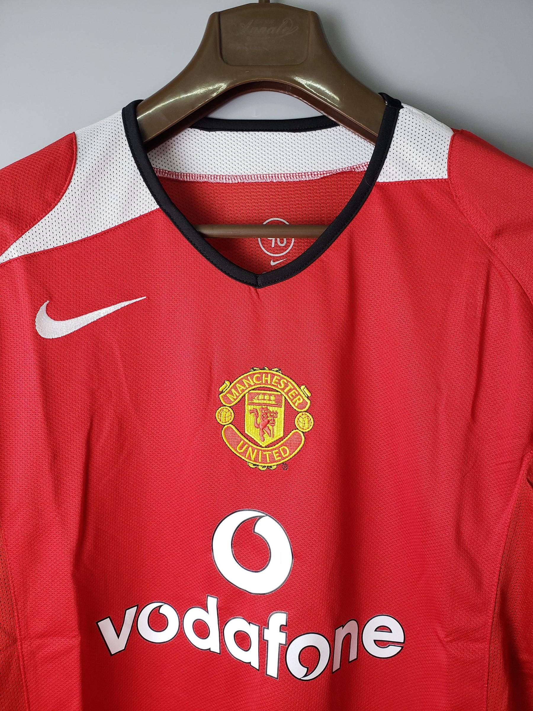 Manchester United Retro Jersey home 2005 - Long Sleeve