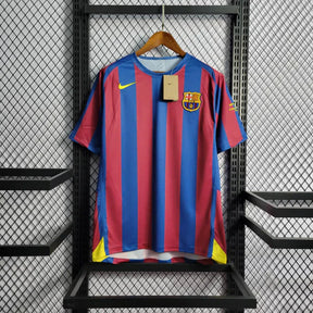 RONALDINHO #10  Barcelona Retro Jersey Home 2006/2007