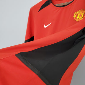 100th Anniversary Manchester United Retro Jersey home 2002/04