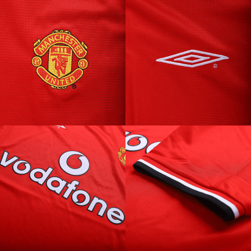 KEANE #16 Manchester United Retro Jersey Home 2000/01