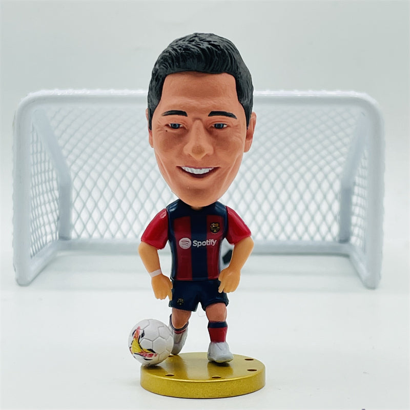 Barcelona #9 Lewandowski Doll 2023 Season