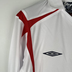 England Retro Home Jersey 2006 - Long Sleeve