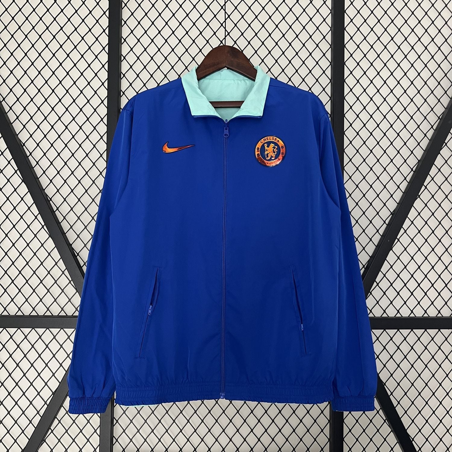 Chelsea 23/24 Windbreaker Reversible Blue and Green