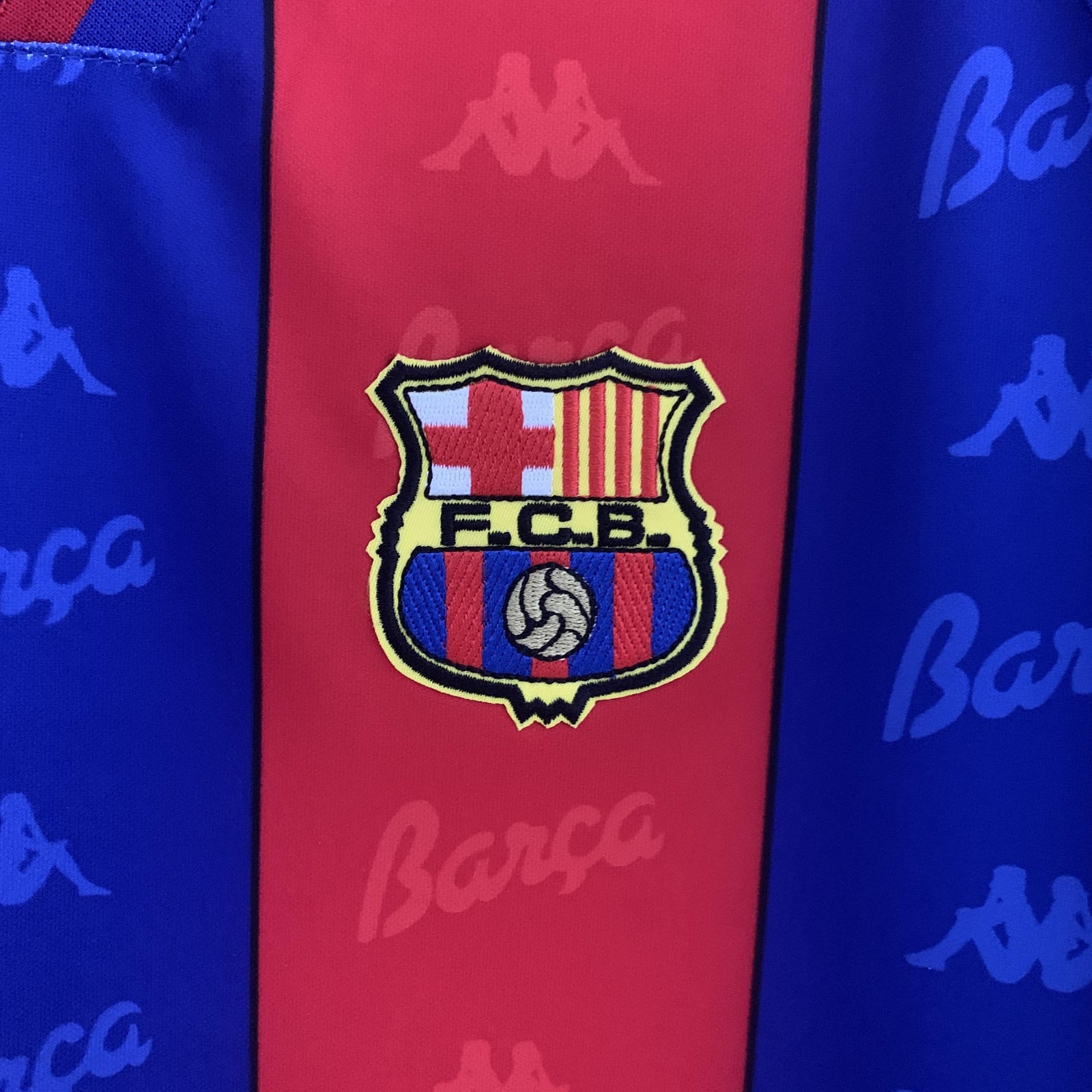Barcelona Retro Home Jersey 96/97 - Long Sleeve
