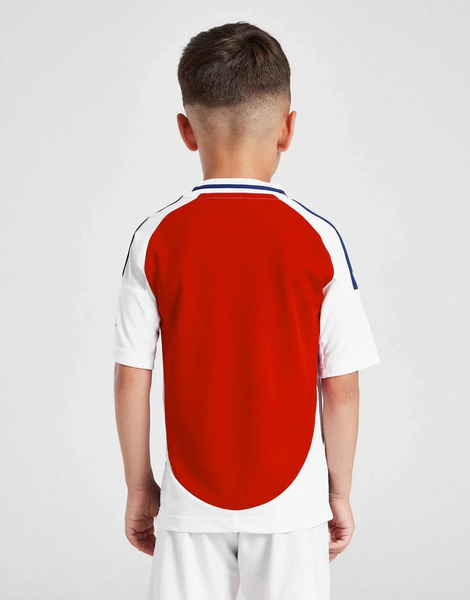 Kids Arsenal Home Kit 2024/2025 - Red and White