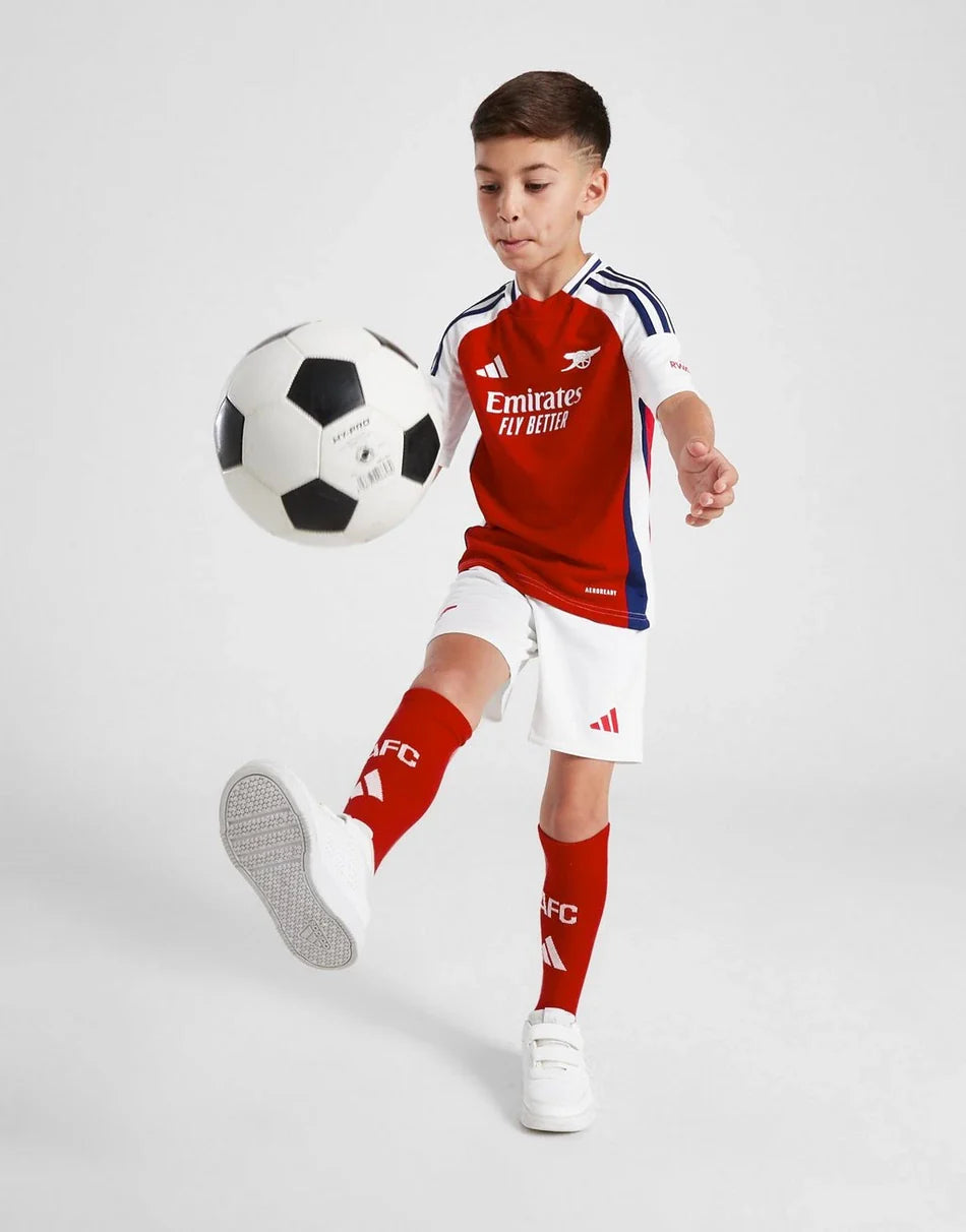 Kids Arsenal Home Kit 2024/2025 - Red and White