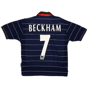 BECKHAM #7 Manchester United Retro Jersey Away 1999/00