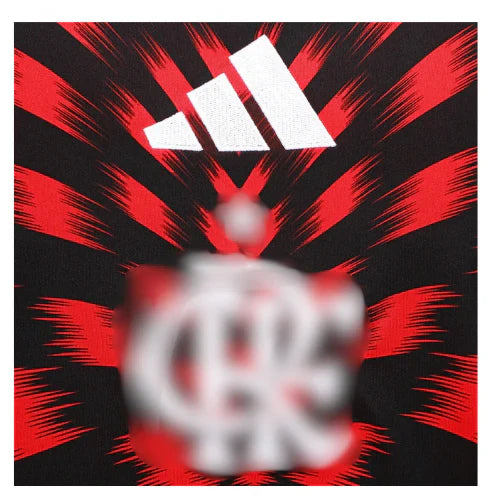 Jersey Flamengo CRF Pre Game 25/26 - Black and Red