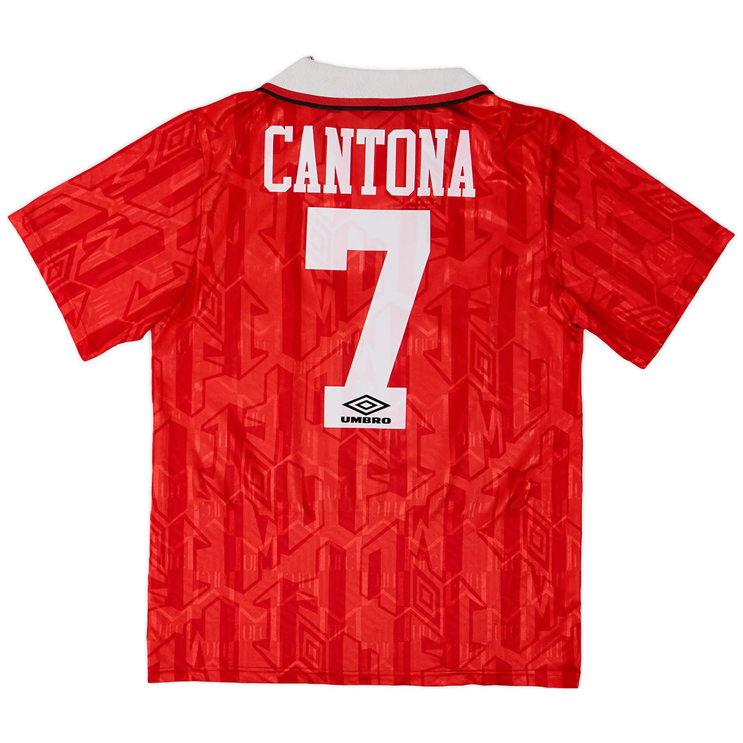 CANTONA #7 Manchester United Retro Jersey Home 1992/93