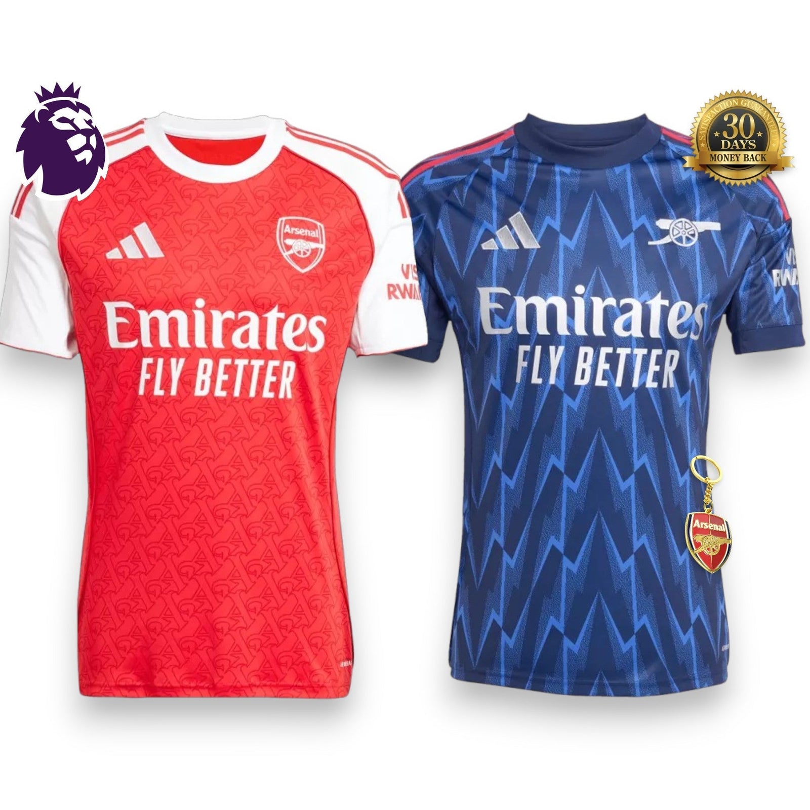 Combo Arsenal Home + Away Jerseys 25/26
