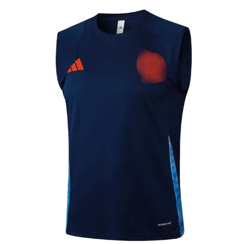 Conjunto Flamengo CRF Staff Técnica Sleeveless 25/26 - Blue Escuro