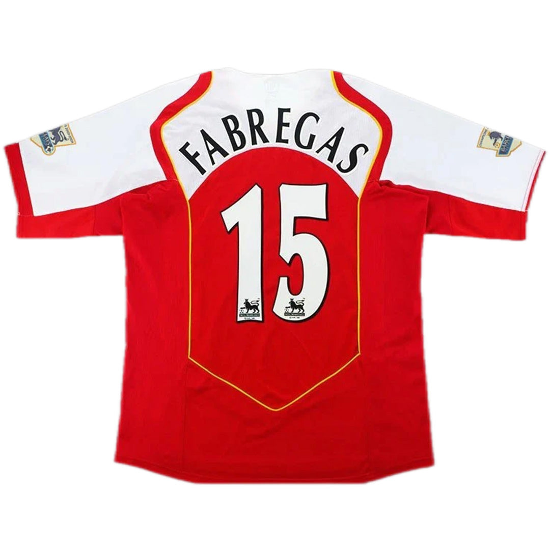 CESC FABREGAS #15 Arsenal Retro Jersey Home 2004/05