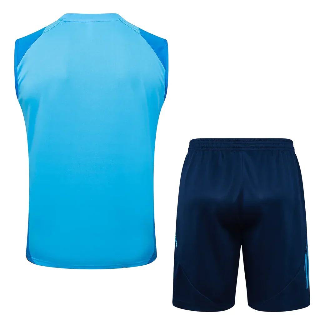 Conjunto CRF Flamengo Staff Técnica Sleeveless 25/26 - Blue