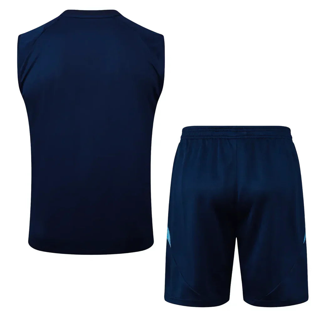 Conjunto Flamengo CRF Comissão Técnica Regata 25/26 - Azul Escuro