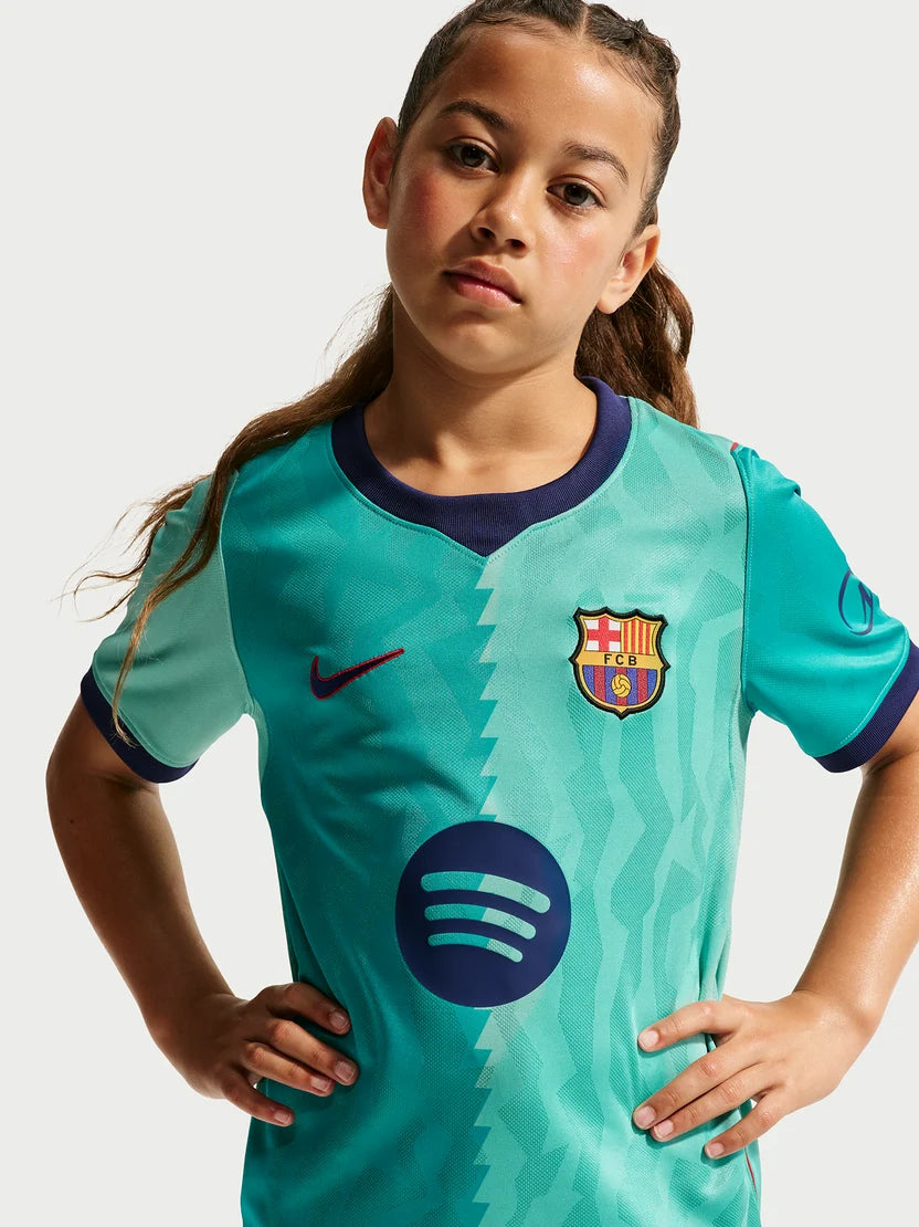Barcelona 2026/27 Third Jersey Kit Kids