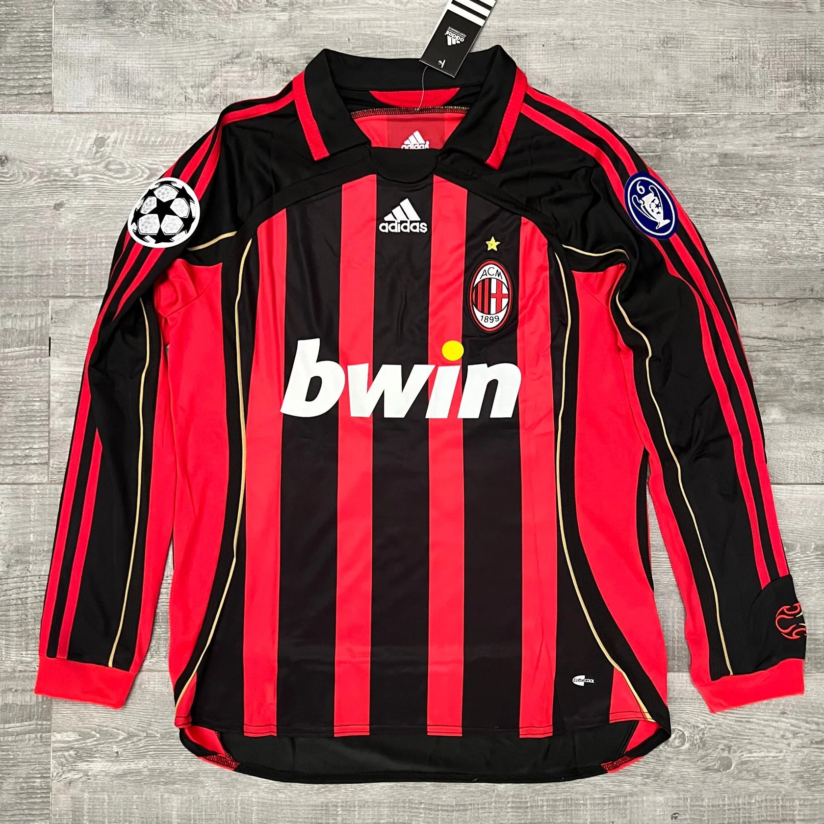 AC Milan Home 2007 - Long Sleeve Retro Jersey