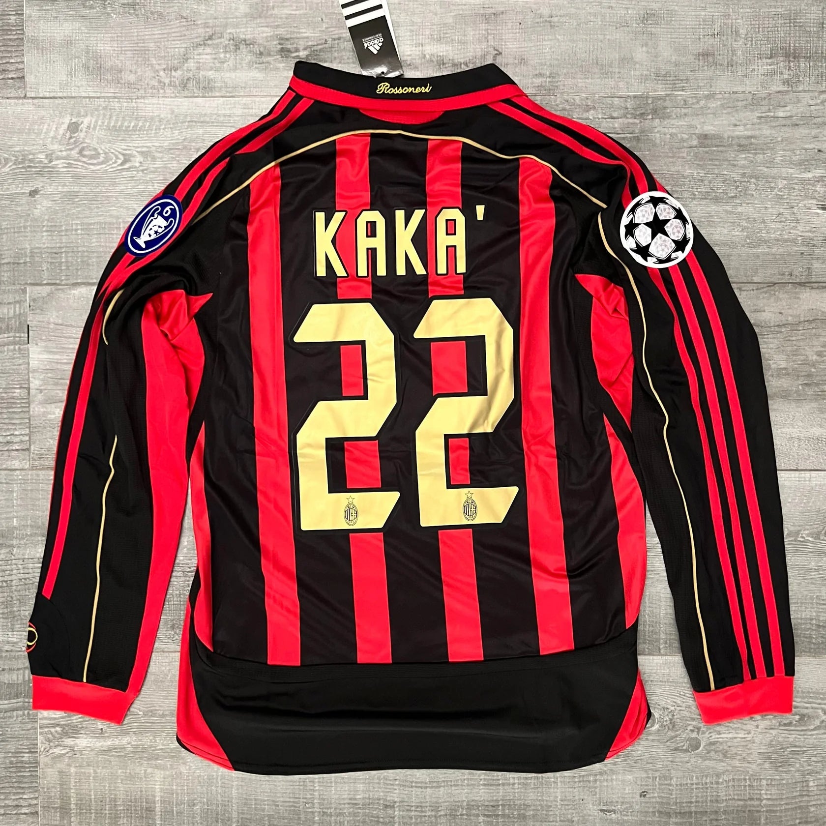 AC Milan Home 2007 - Long Sleeve Retro Jersey