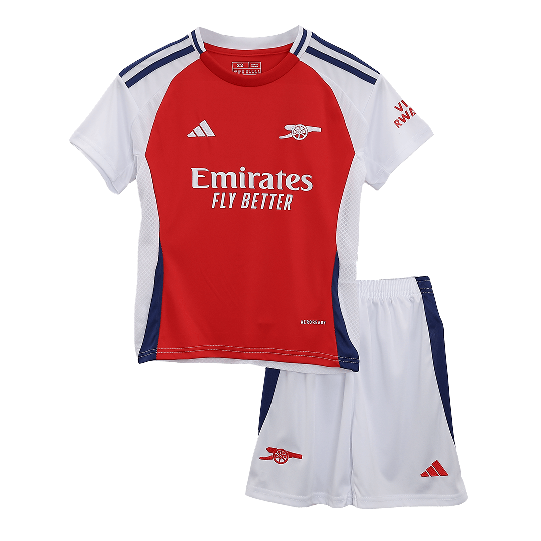 Kids Arsenal Home Kit 2024/2025 - Red and White