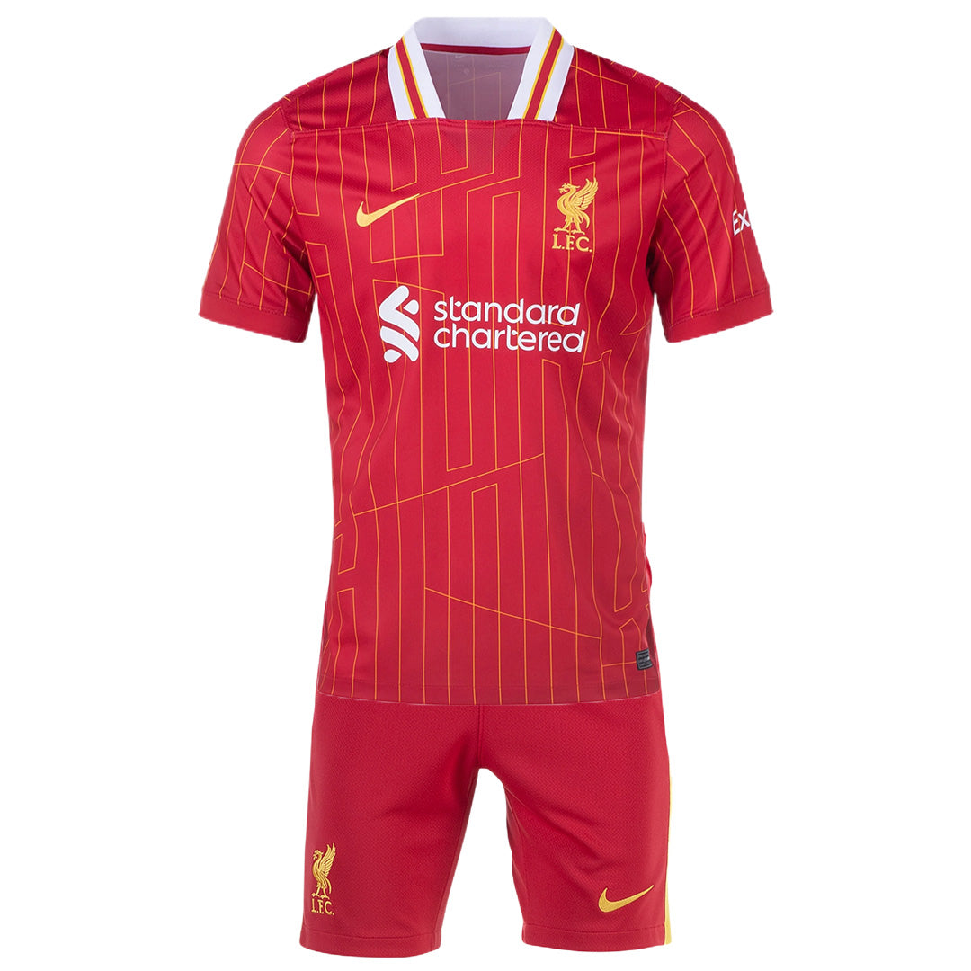 Kids Liverpool Home Kit 2024/2025 - Red