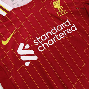 Kids Liverpool Home Kit 2024/2025 - Red