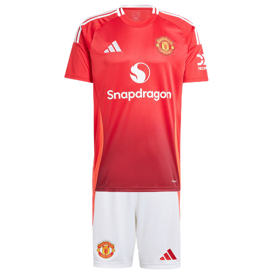 Kids Manchester United Home Kit 2024/2025 - Red