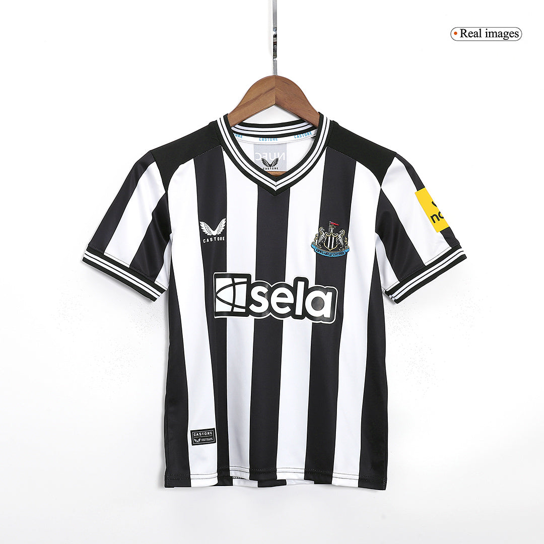 Kids Newcastle United Home Kit 23/24 - Black and White
