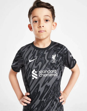 Kids Liverpool GoalKeeper Home Kit 2024/2025