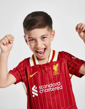 Kids Liverpool Home Kit 2024/2025 - Red