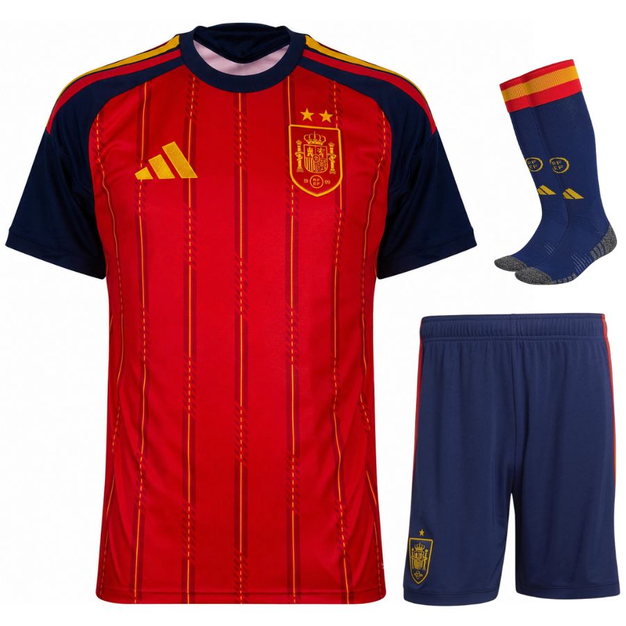 Spain 2026 Home Kit Kids - 2 Stars ⭐⭐
