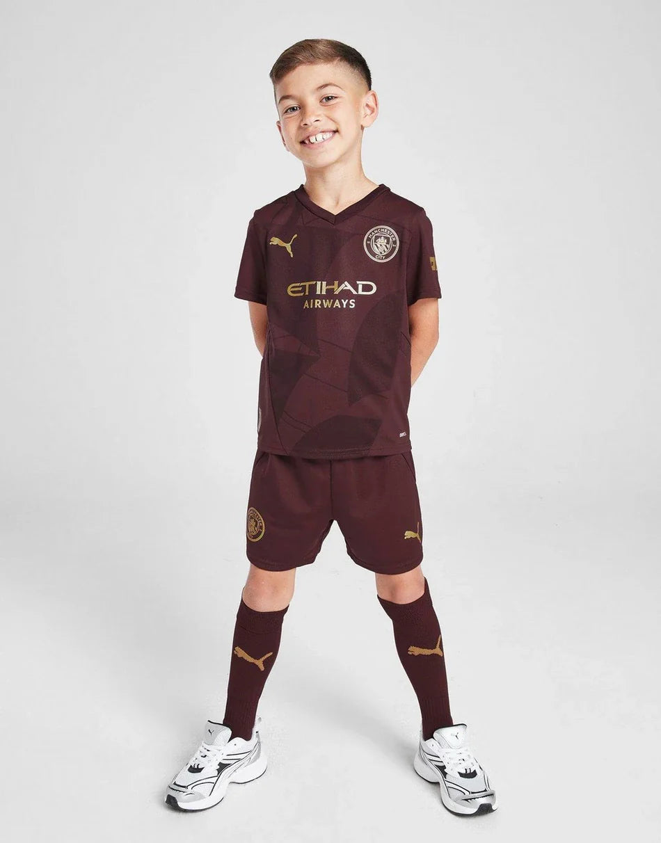 Kids Manchester City Third Kit 24/25