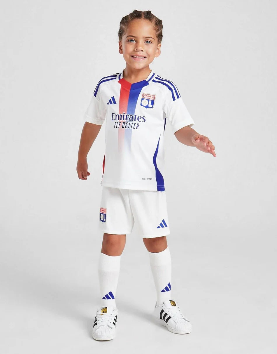 Kids Olympique Lyonnais Home Kit 24/25