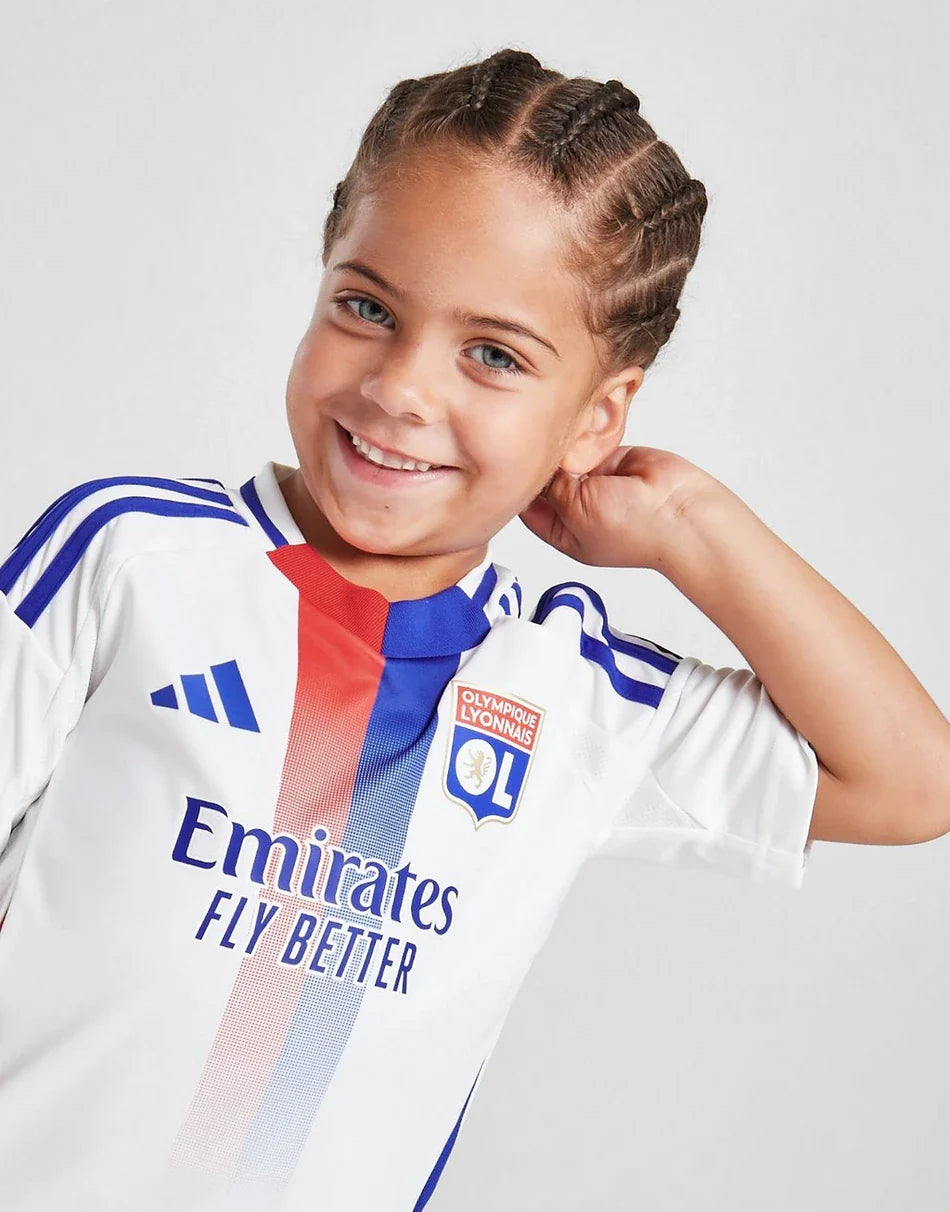 Kids Olympique Lyonnais Home Kit 24/25
