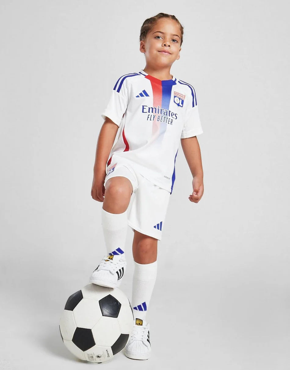 Kids Olympique Lyonnais Home Kit 24/25