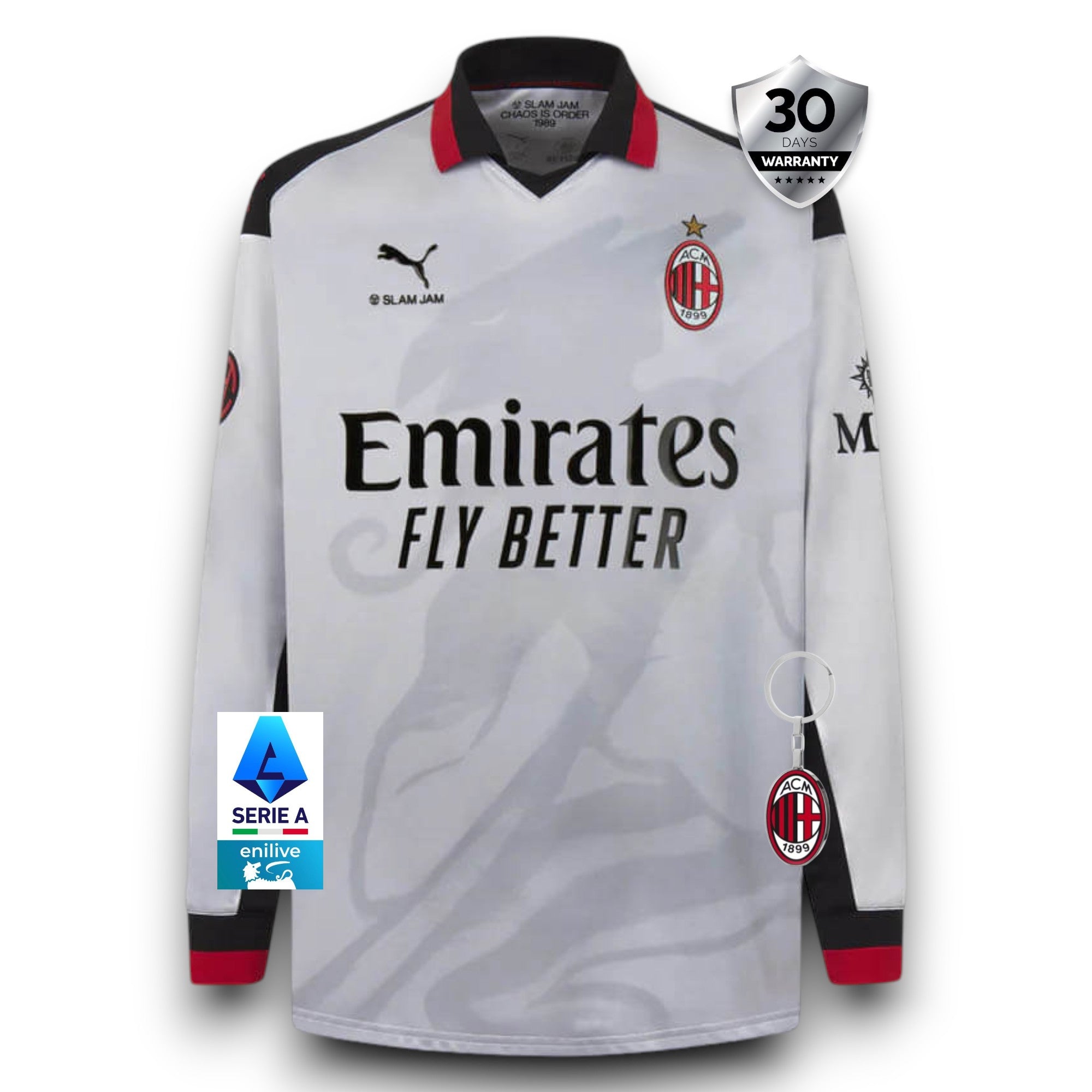 AC Milan SILVER Jersey X SLAM JAM - Fourth 2025/26